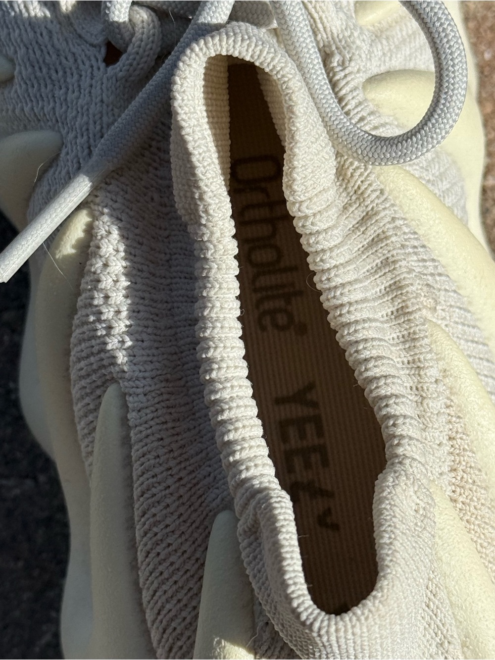 Adidas Yeezy Boost 450 Cloud White Mens Athletic Shoes - Picture 6 of 8